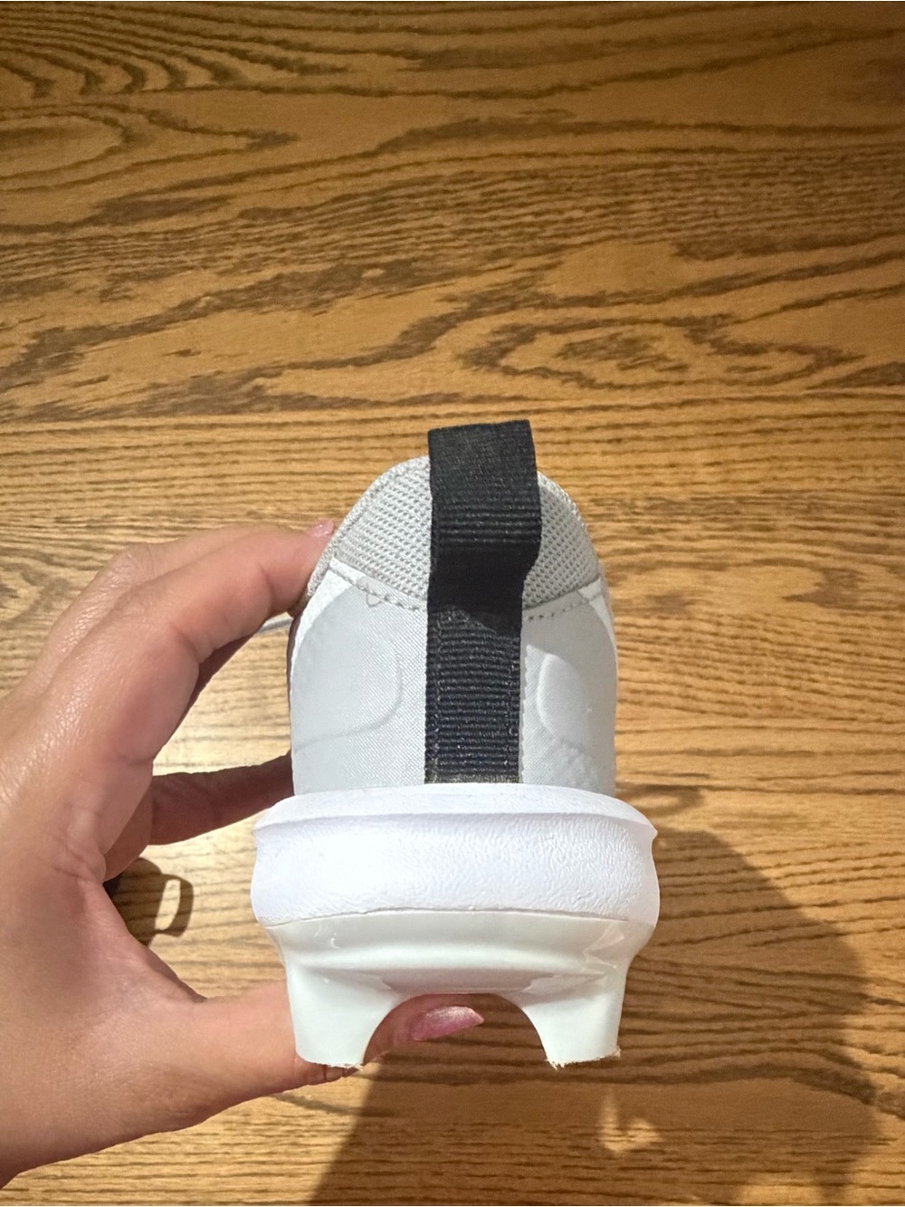 Nike Kids Force Trout 9 Pro MCS BG Gray and White Turf / Baseball Cleat Sneakers - Picture 7 of 12